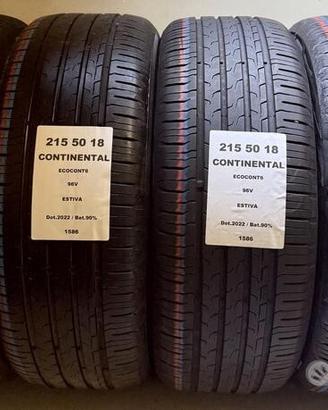 4 gomme 215 50 18 continental a1586