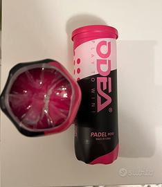 Palline padel rosa - 1 tubo da 3 palline