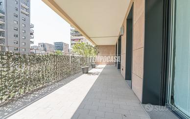 BICOCCA - TRILOCALE CON TERRAZZO E BOX IN RESIDENZ