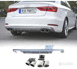 DIFFUSORE AUDI A3 S3 8V 12-16 TERMINALI DI SCARICO