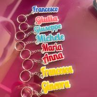 Portachiavi con nome