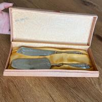 Set posate per torta in argento 800