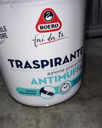 Vernice Boero antimuffa 15L nuova, mai aperta