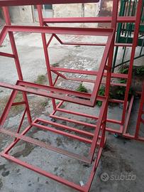scaffali in ferro per fruttivendolo 