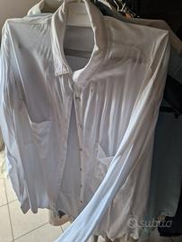camicia bianca fresco cotone 