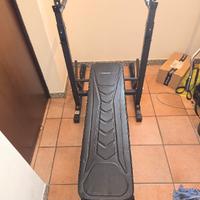 Panca BRT300 sportstech con porta bilanciere 