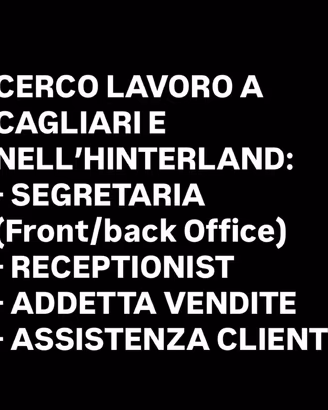 Candidata per lavoro - Cagliari