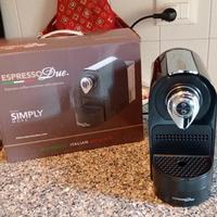 Macchina Caffè EspressoDue Simply More Black