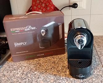 Macchina Caffè EspressoDue Simply More Black