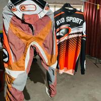 Pantaloni e maglia motocross enduro KTM