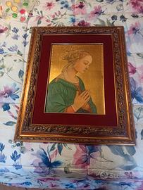 quadro raffigurante madonna
