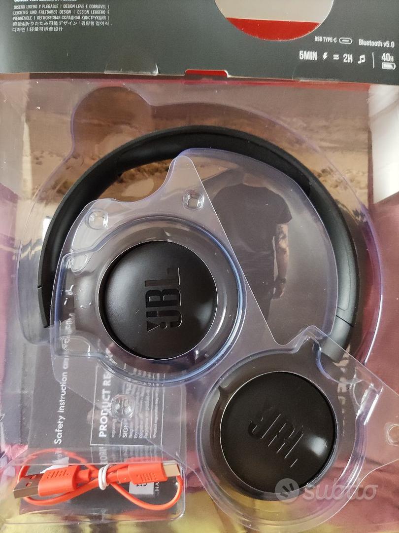 JBL Tune 510BT Cuffie nere On-Ear WirelessBT NUOVE - Audio/Video In vendita  a Roma