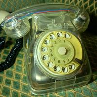 telefono S62 vintage trasparente raro no gettoni