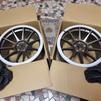 2 cerchi japan racing gr11 r18 canale da 9.5