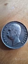Moneta medaglia argento 