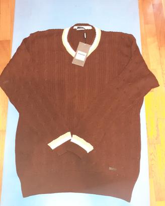 Maglione da Uomo Trussardi Sport Marrone XL