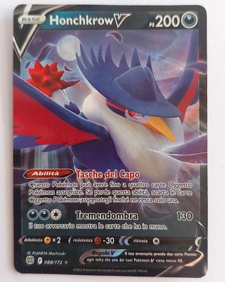 Carta Pokemon HONCHKROW V ,base