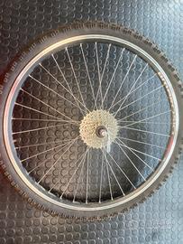 Cerchio e copertone bici