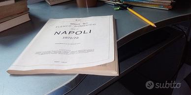 Elenco numerico rete di napoli 1972/73 sip