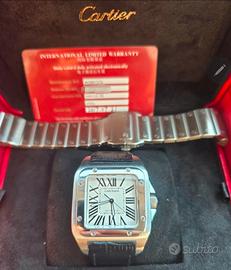 cartier Santos 100 XL completo 