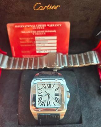 cartier Santos 100 XL completo 