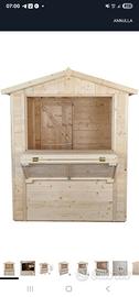 chiosco in legno 