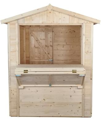 chiosco in legno 
