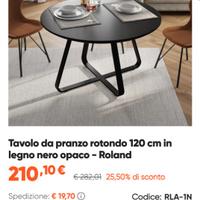 tavolo rotondo  deghi 120 cm robusto