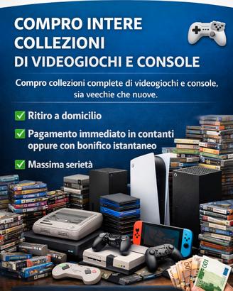 ritiro console e videogiochi 