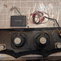 pannello auto kit 2 vie + amplificatore