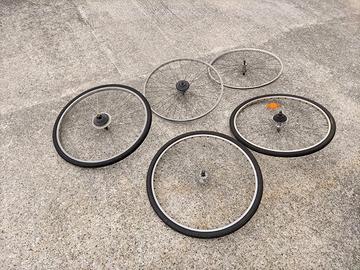 Ruote + Forcelle 28 pollici (ETRTO 622)