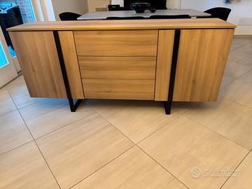 Sklum Credenza color legno e metallo