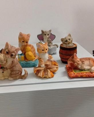 set statuine gattini