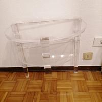 Coppia comodini plexiglass