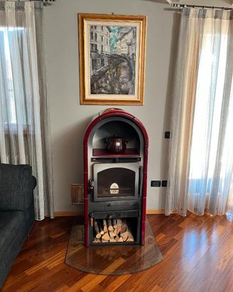 Stufa a legna Thermorossi Class in maiolica perfet