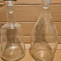 bottiglie vintage in vetro. 