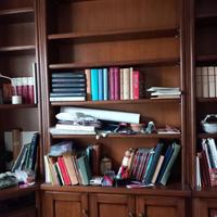 Libreria grande legno massello