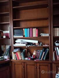 Libreria grande legno massello