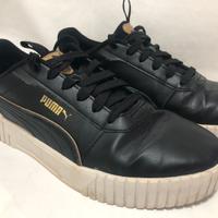 Scarpe Puma Carina Nere Oro 38,5