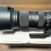 Sigma 60-600 mm NUOVO con Dock USB per Nikon