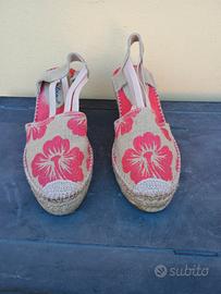 Sandali espadrillas tacco cm.7 nr.38-38,5