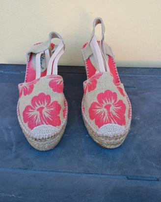 Sandali espadrillas tacco cm.7 nr.38-38,5