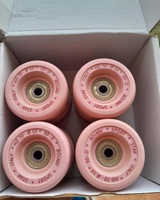 8 ruote per pattini bioani sport hd70 diametro 55 