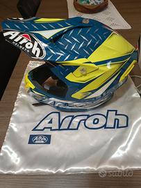 airoh cross twist blue gloss M