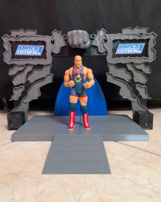 Smackdown stage wwe action figure wrestling