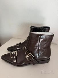 Stivaletti donna marrone tg 41 nuovo