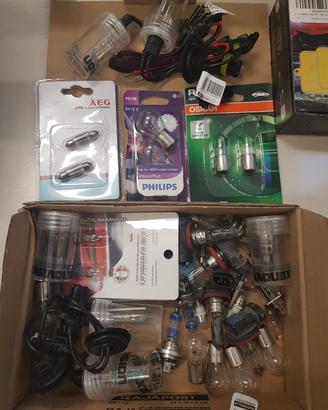 Stock lampadine auto alogene, led e xenon.