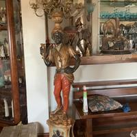 Moro piantana con lampada