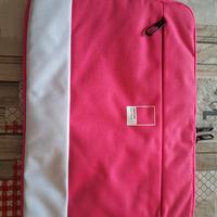 borsa porta tablet custodia laptop rosa
