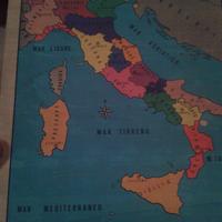 Puzzle Italia gioco vintage legno